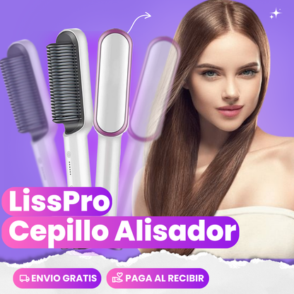 LissPro® - Cepillo Alisador 2 en 1